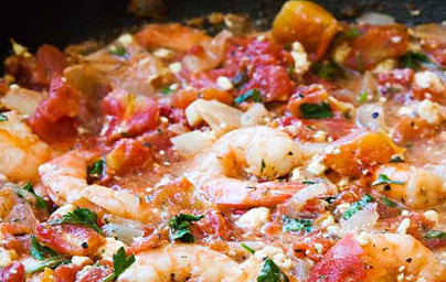 LCHF pečene kozice s sezamovimi kruhki